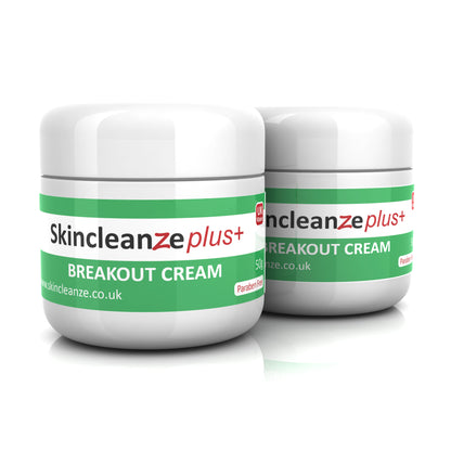 Skincleanze plus+ Acne Breakout Cream - Double Strength (Pack of 2x 50g)