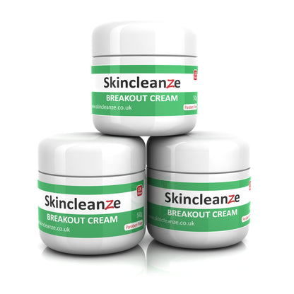 Skincleanze Acne Breakout Cream (Pack of 3x 50g)